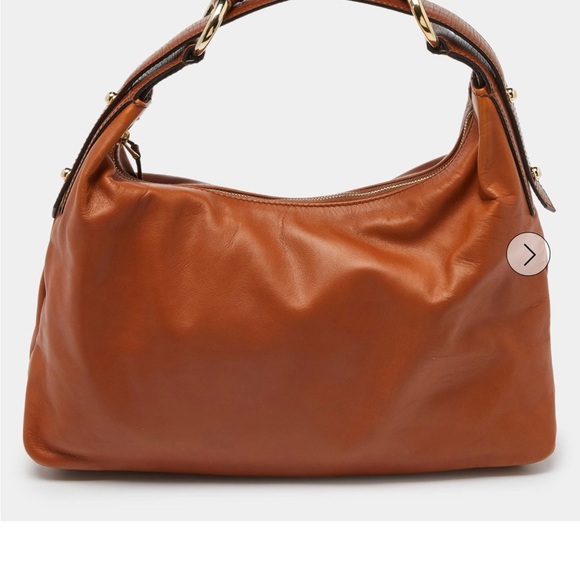 Gucci Brown Leather Medium Horsebit Hobo - Picture 9 of 11